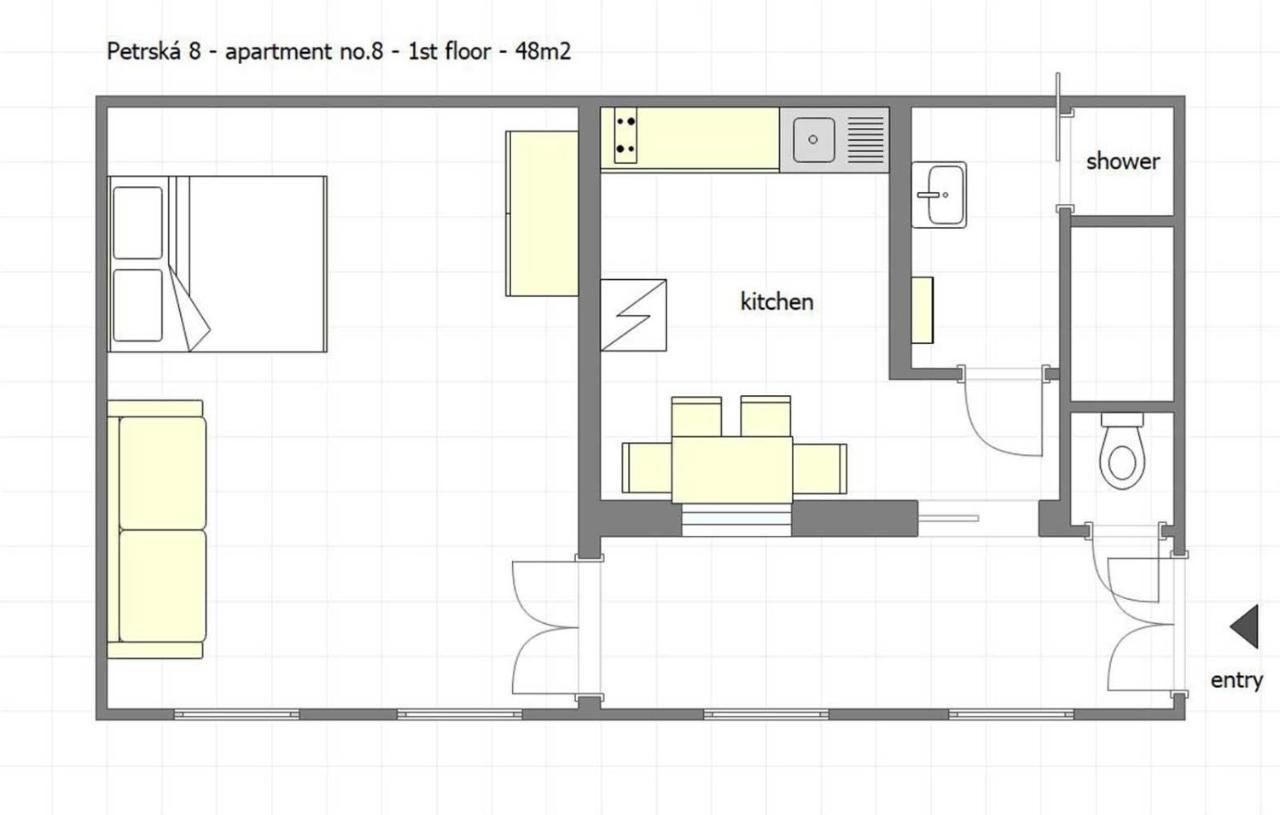 פראג Peter'S Tower Apartments מראה חיצוני תמונה