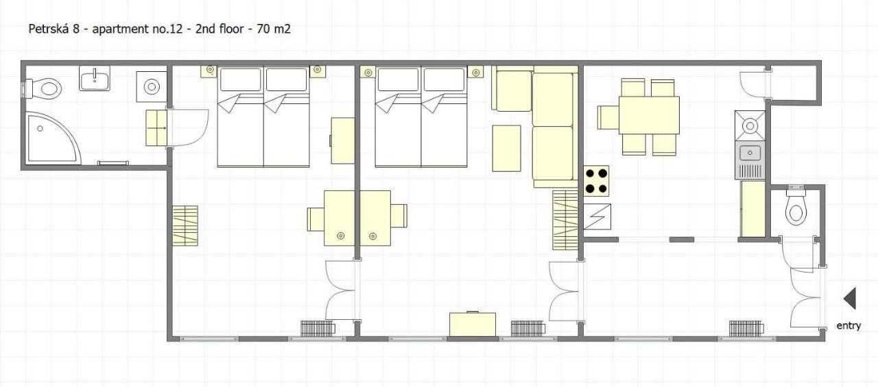 פראג Peter'S Tower Apartments מראה חיצוני תמונה