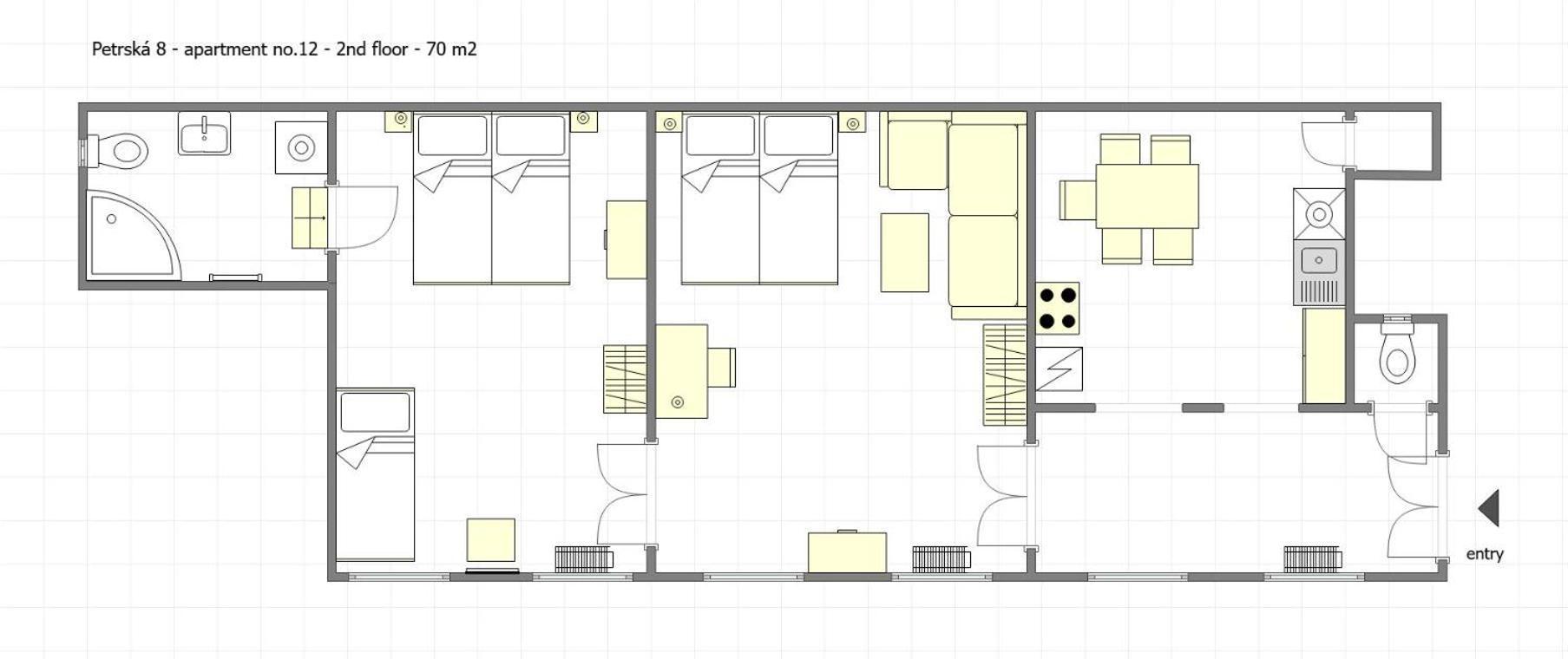 פראג Peter'S Tower Apartments מראה חיצוני תמונה